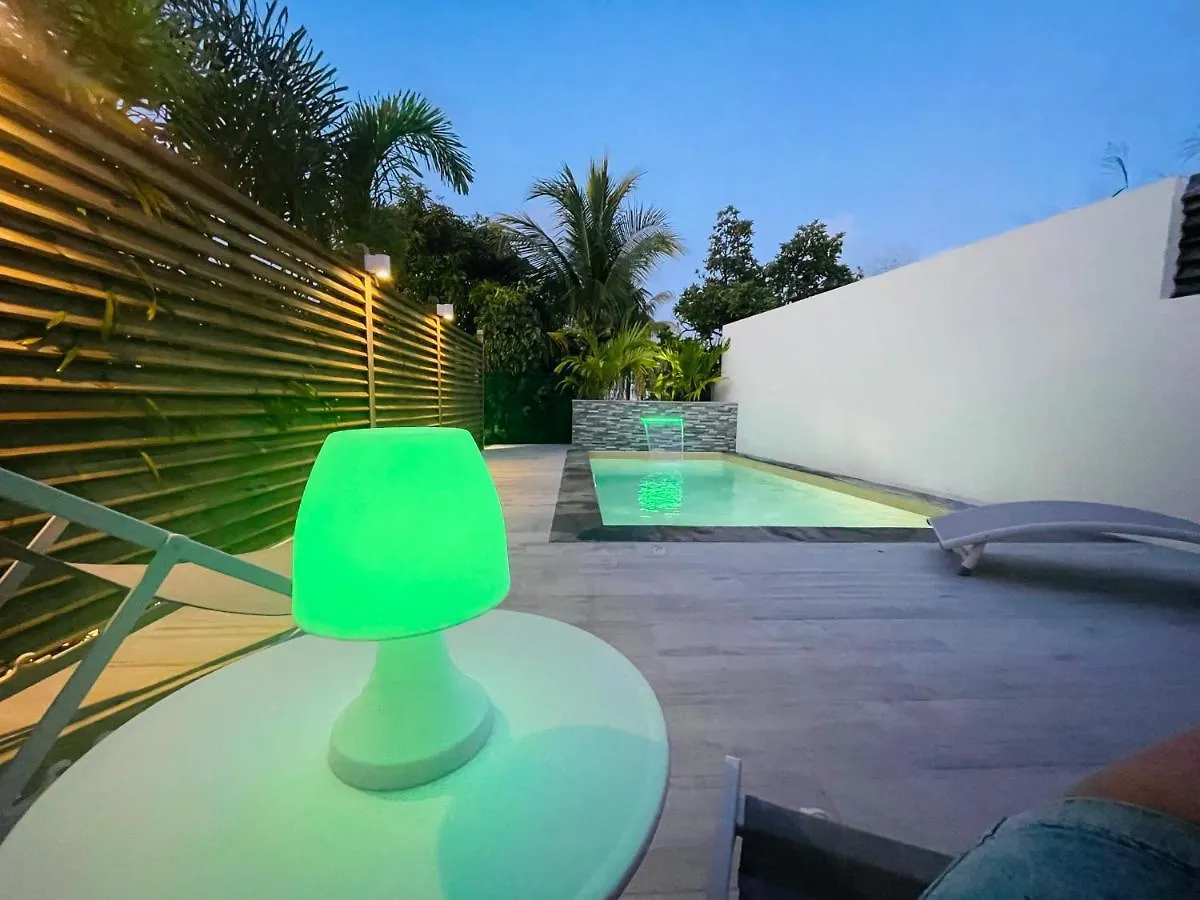 Villa Exotic Life Recente Avec Piscine, 2 Chambres, 2 Sdb Le Moule
